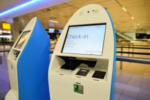 Touch Screen Self Service Airport Kiosk - JC Metalworks - Loughborough