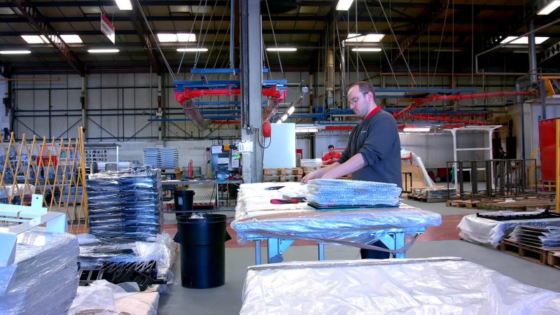 JC Metalworks product packing being carried out