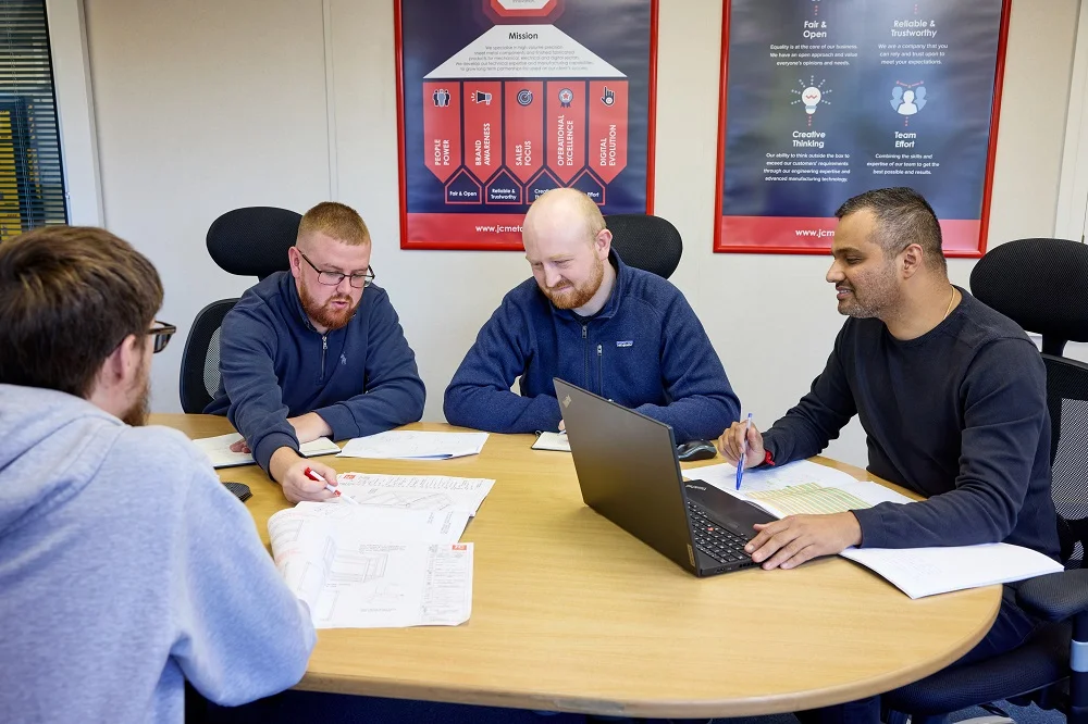 Engineering services at JC Metalworks metal fabrication company UK