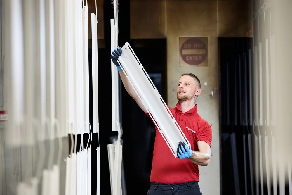 powder coating in metal fabrication