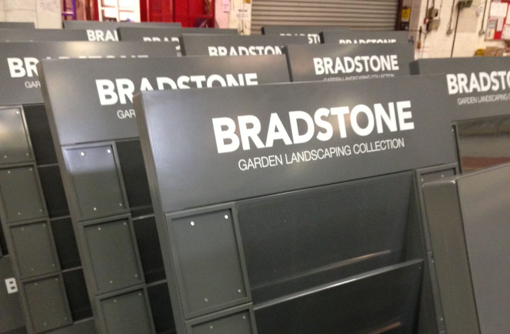 Retail Display Units for Bradstone's Garden Landscaping Collection