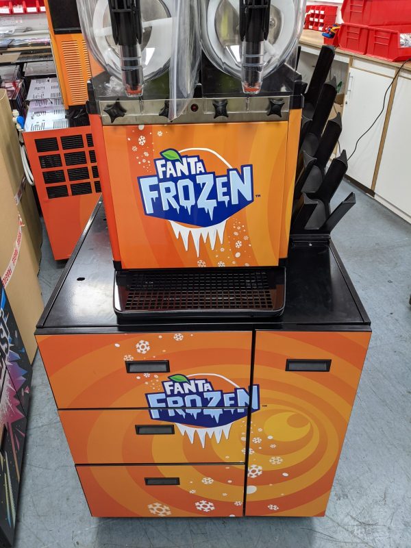 fanta frozen vending machine